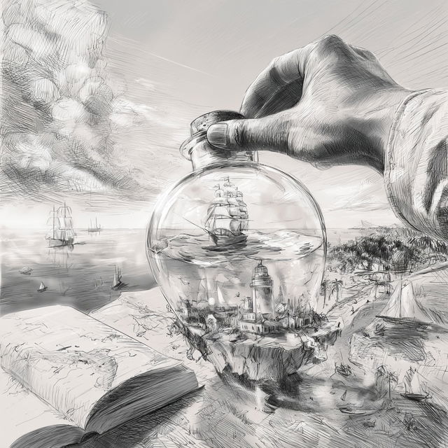 Graphitome style, Midjourney V8.2, render 3 of 4