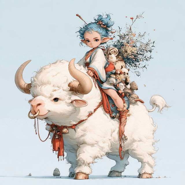 Folkloriform style, Midjourney V8.2, render 2 of 4