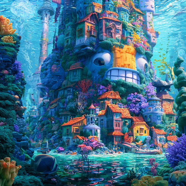 Turquoisefolklore style, Midjourney V8.2, render 4 of 4