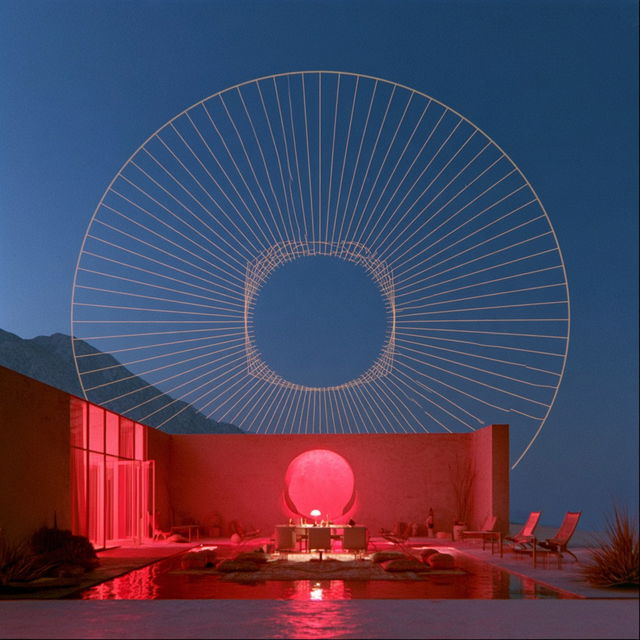Radial Neon Bunraku style, Midjourney V8.2, render 2 of 4
