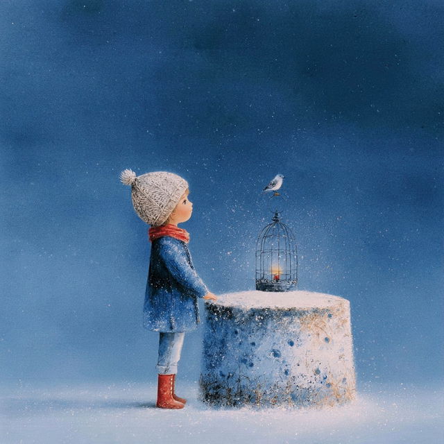 Winterletter style, Midjourney V8.2, render 2 of 4