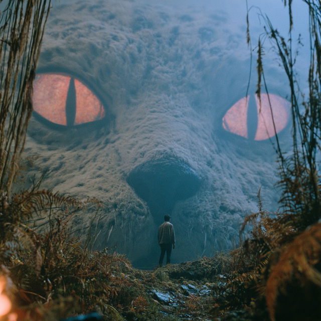 Orange Colossus style, Midjourney V8.2, render 4 of 4