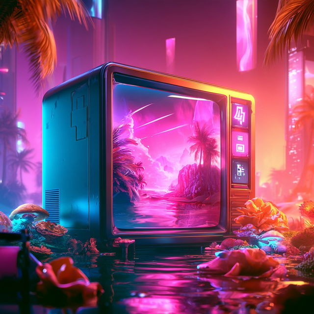 Biolume Crashcountry style, Midjourney V8.2, render 3 of 4
