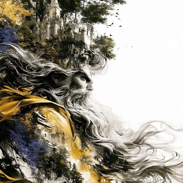 Washwind Shanshui style, Midjourney V8.2, render 3 of 4