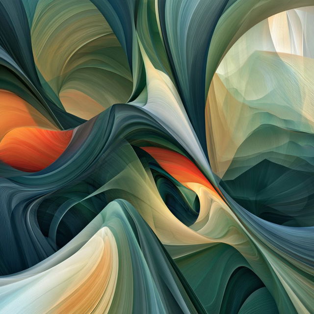 Ribbon Tectonics style, Midjourney V8.2, render 1 of 4