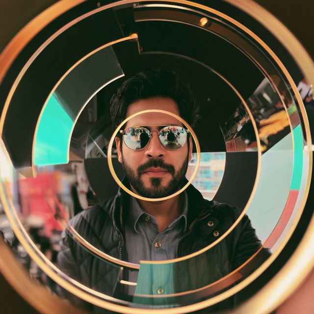 Mirrorloop Kinetics style, Midjourney V8.2, render 3 of 4