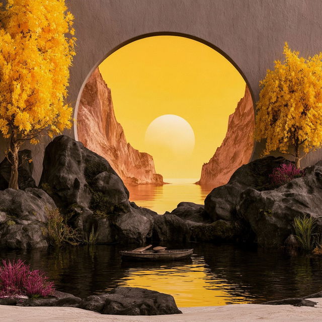 Brassfire Anvillands style, Midjourney V8.2, render 4 of 4