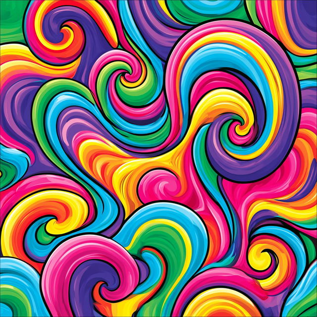 Kaleidocurl style, Midjourney V8.2, render 3 of 4