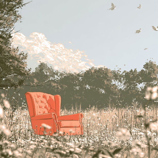 Meadow Misregistration style, Midjourney V8.2, render 2 of 4