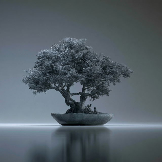 Hushscale style, Midjourney V8.2, render 4 of 4