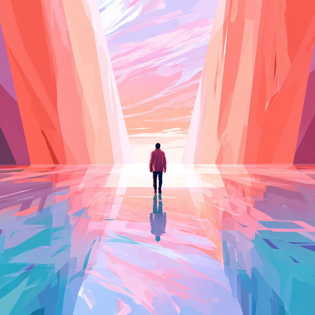Pink Rift Engravings style, Midjourney V8.2, render 1 of 4