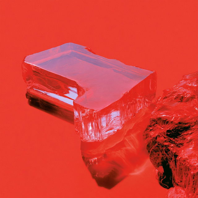 Red Ice Mosaic style, Midjourney V8.2, render 3 of 4
