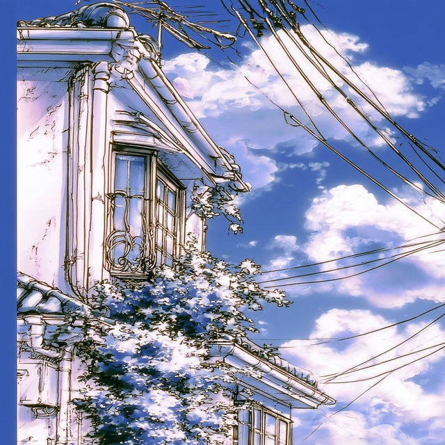 Cyanotype Rococo style, Midjourney V8.2, render 2 of 4
