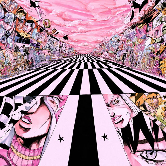 Ornamental Anime Vitreism style, Midjourney V8.2, render 4 of 4