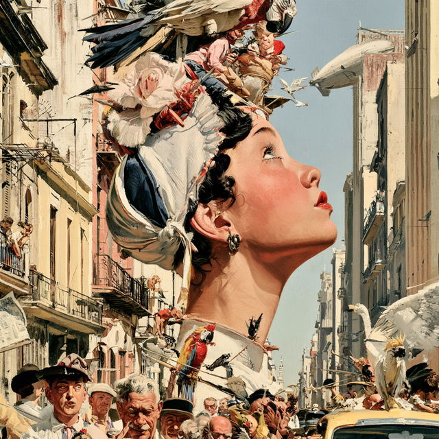 Galegilt style, Midjourney V8.2, render 4 of 4
