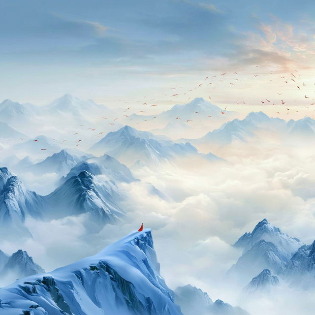 Cloudshift Scenography style, Midjourney V8.2, render 4 of 4