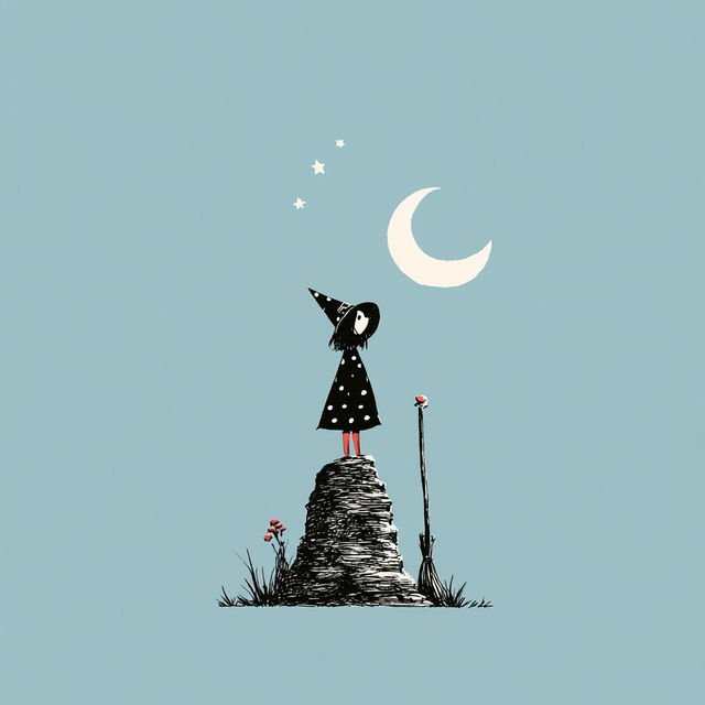 Inkmoon Folklorics style, Midjourney V8.2, render 2 of 4