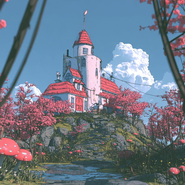 Cartogardenism style, Midjourney V8.2, render 2 of 4