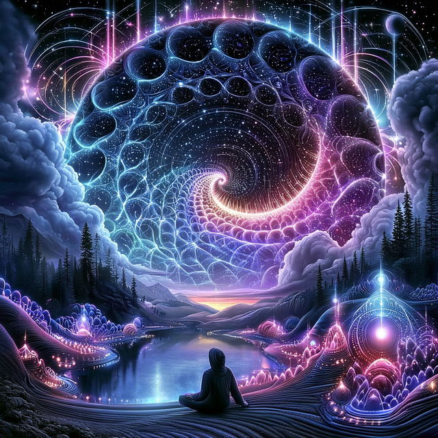 Cathedral Biolumina style, Midjourney V8.2, render 4 of 4