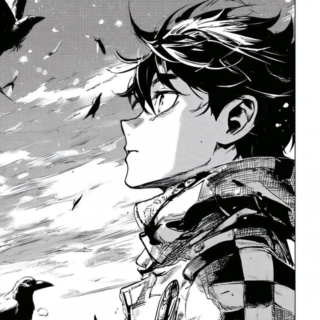 Rimecliff Manga style, Midjourney V8.2, render 1 of 4