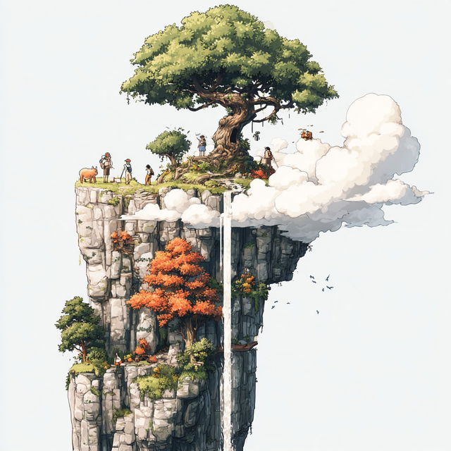 Lithostory style, Midjourney V8.2, render 4 of 4