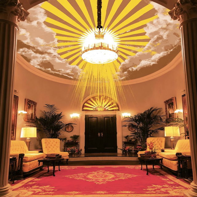 Sunspot Boulevardism style, Midjourney V8.2, render 3 of 4