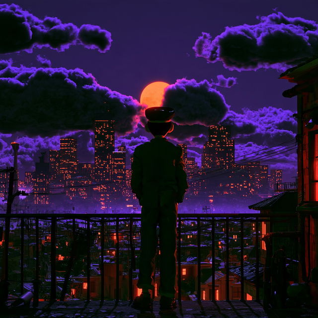 Neon Umbrawave style, Midjourney V8.2, render 1 of 4