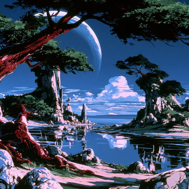 Cliffaria style, Midjourney V8.2, render 4 of 4