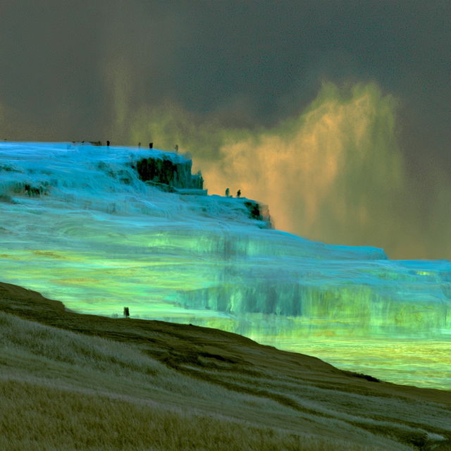 Chlorofallism style, Midjourney V8.2, render 2 of 4