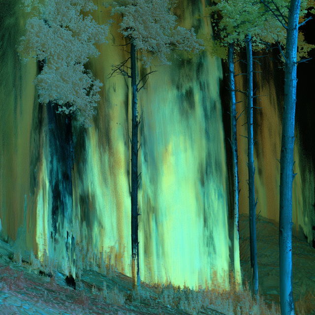Chlorofallism style, Midjourney V8.2, render 3 of 4