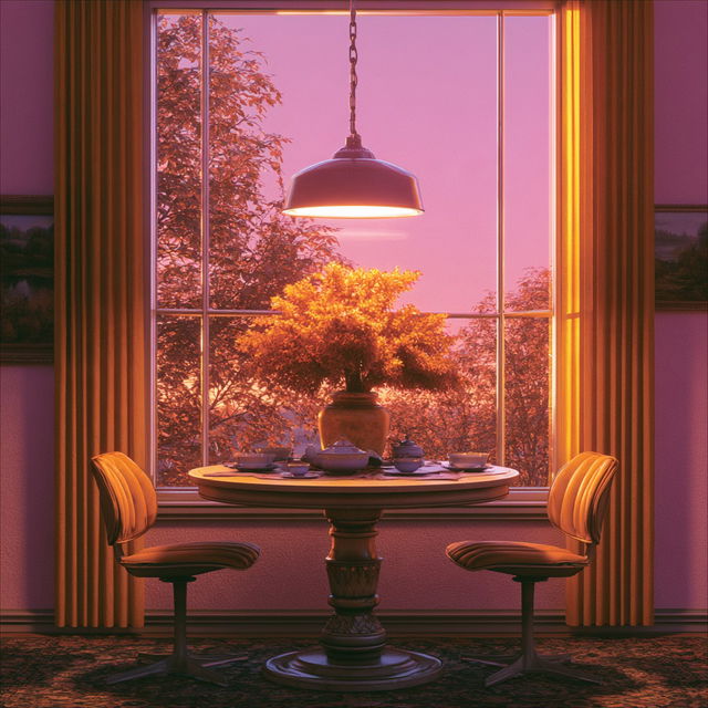 Backlightroom style, Midjourney V8.2, render 3 of 4