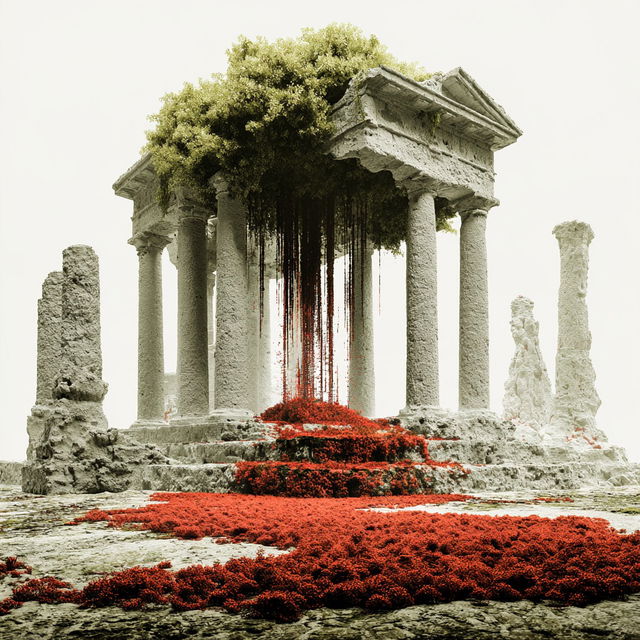 Archaeocelism style, Midjourney V8.2, render 3 of 4