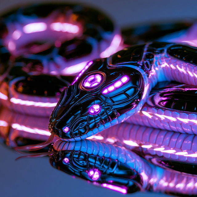 Chrome Popping style, Midjourney V8.2, render 2 of 4