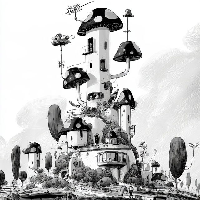 Forgewood Mythomech style, Midjourney V8.2, render 2 of 4