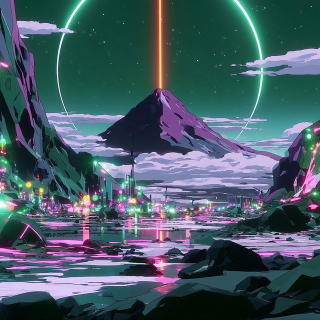 Glacierpunk style, Midjourney V8.2, render 4 of 4