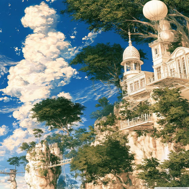 Cloudcut Grandeur style, Midjourney V8.2, render 4 of 4