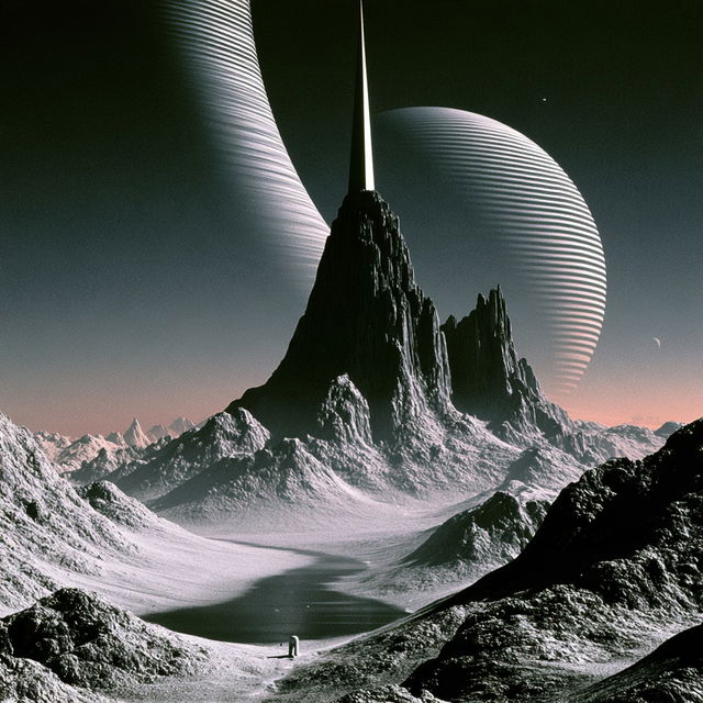 Tidal Monolithics style, Midjourney V8.2, render 2 of 4