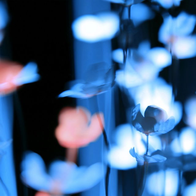 Petal Afterimage style, Midjourney V8.2, render 2 of 4