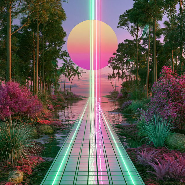 Chromatropic style, Midjourney V8.2, render 2 of 4