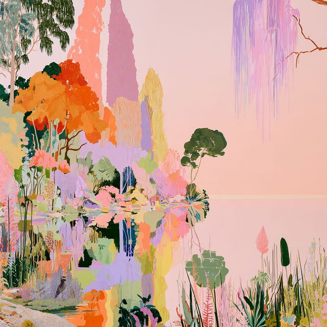 Foliarococo style, Midjourney V8.2, render 1 of 4