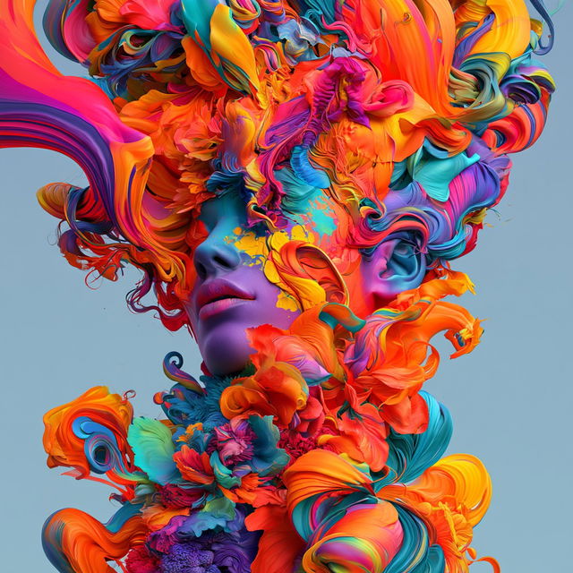Floracrest style, Midjourney V8.2, render 2 of 4