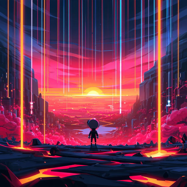 Visorbeam style, Midjourney V8.2, render 3 of 4
