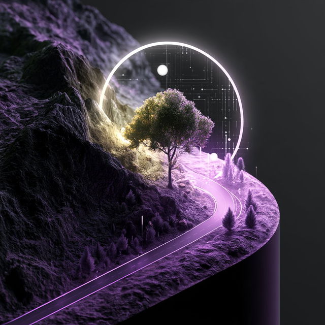 Nebulestitch style, Midjourney V8.2, render 2 of 4