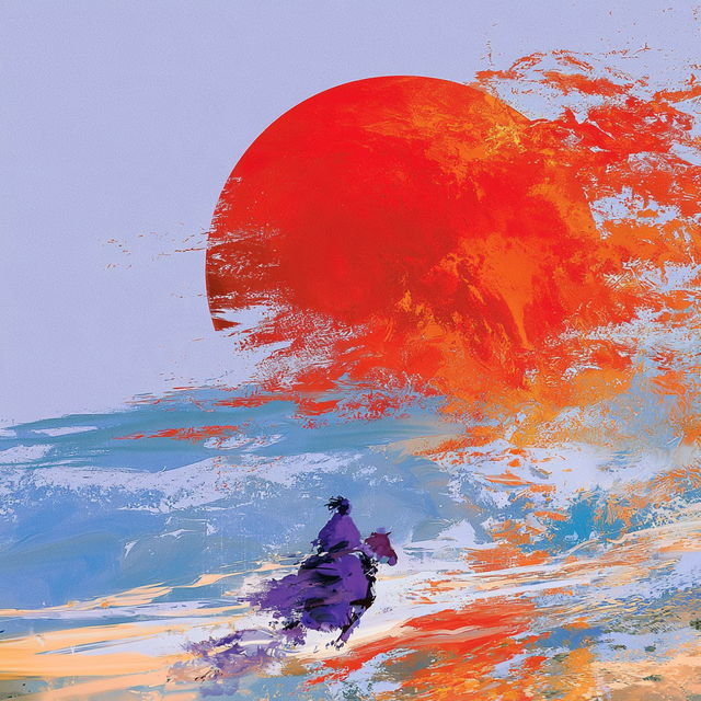 Cliffweft Chromatics style, Midjourney V8.2, render 1 of 4