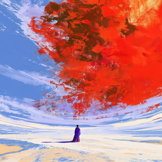 Cliffweft Chromatics style, Midjourney V8.2, render 4 of 4