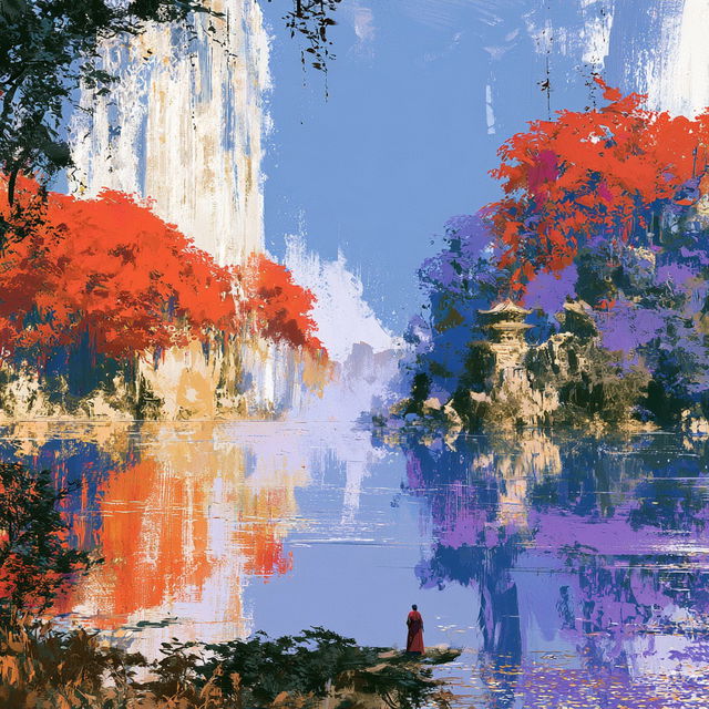 Cliffweft Chromatics style, Midjourney V8.2, render 3 of 4