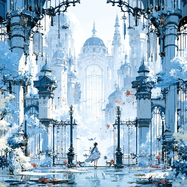 Frostmajolica style, Midjourney V8.2, render 4 of 4