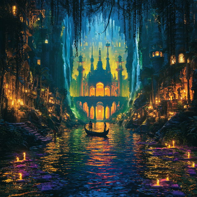 Grottochromia style, Midjourney V8.2, render 2 of 4