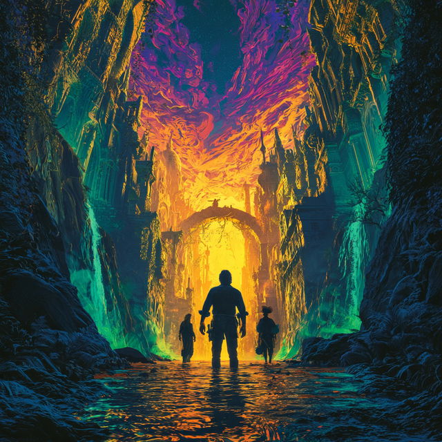 Grottochromia style, Midjourney V8.2, render 3 of 4