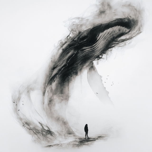 Murmuration Inkforms style, Midjourney V8.2, render 2 of 4